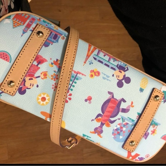 Dooney & Bourke Disney Satchel - Blue and Tan - Picture 4 of 8